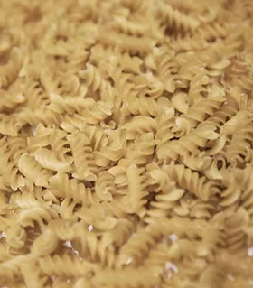 Tinkyada cooked spirals ready for sauce, ideal for gluten free dinners
