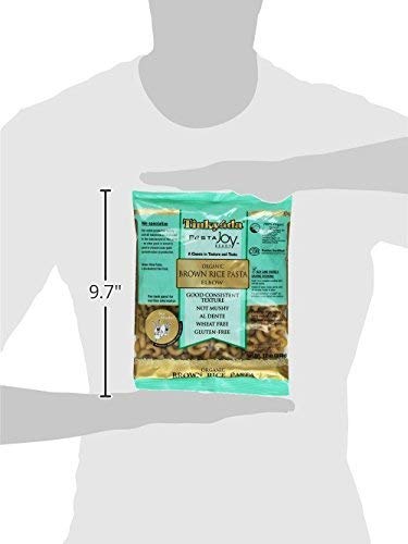 Tinkyada ingredients label highlights gluten-free brown rice base