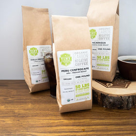 Tiny Footprint Coffee aroma of roasted beans and responsibility in sourcing