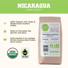 Tiny Footprint Coffee ground 16oz bag in kitchen ideal for moka pot and espresso