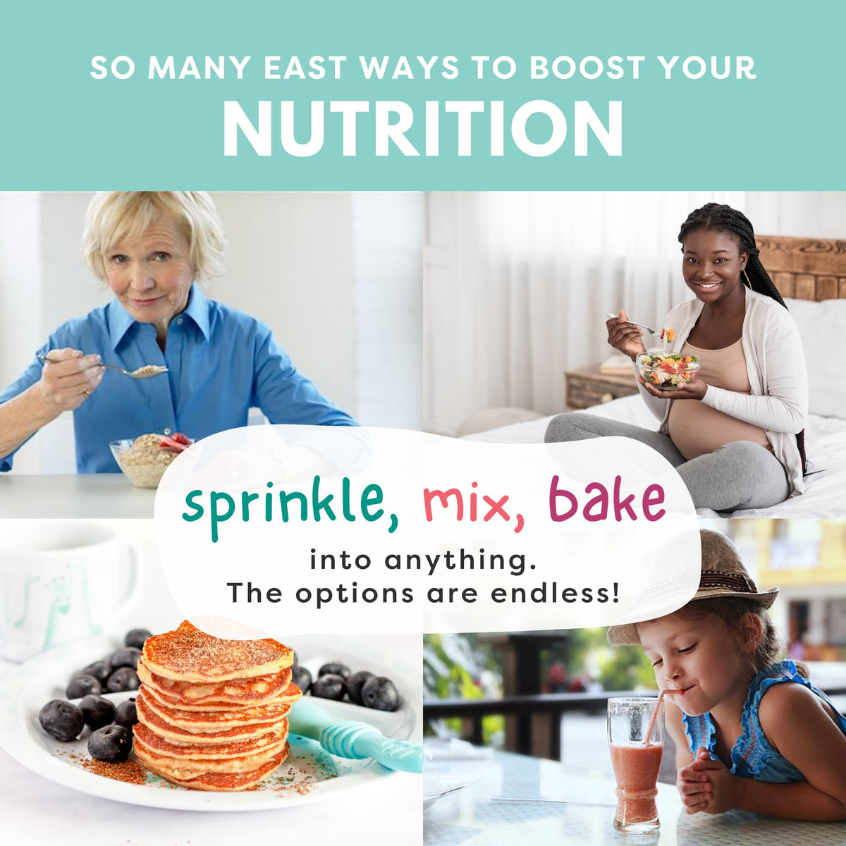 Tiny Sprouts sprinkles assist baby-led weaning with gentle texture introduction.