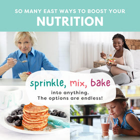 Tiny Sprouts sprinkles assist baby-led weaning with gentle texture introduction.