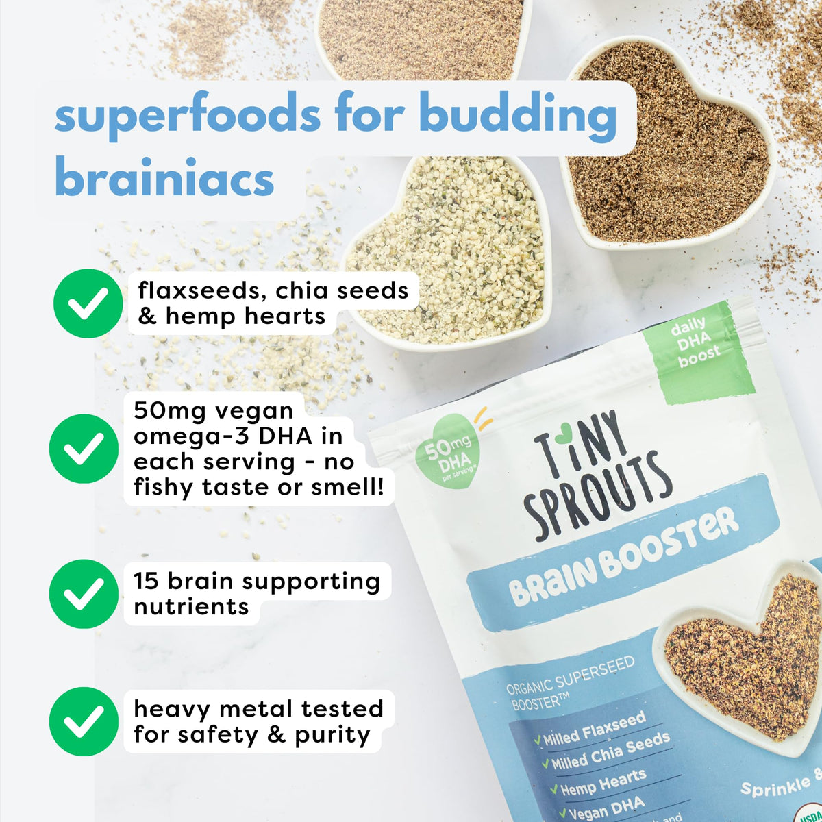 Tiny Sprouts Digestion Booster oatmeal-mix with gentle digestion during breakfast