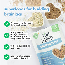 Tiny Sprouts Digestion Booster oatmeal-mix with gentle digestion during breakfast