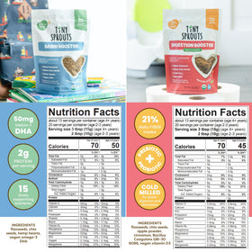 Tiny Sprouts Digestion Booster scoop-dispense for daily probiotic use