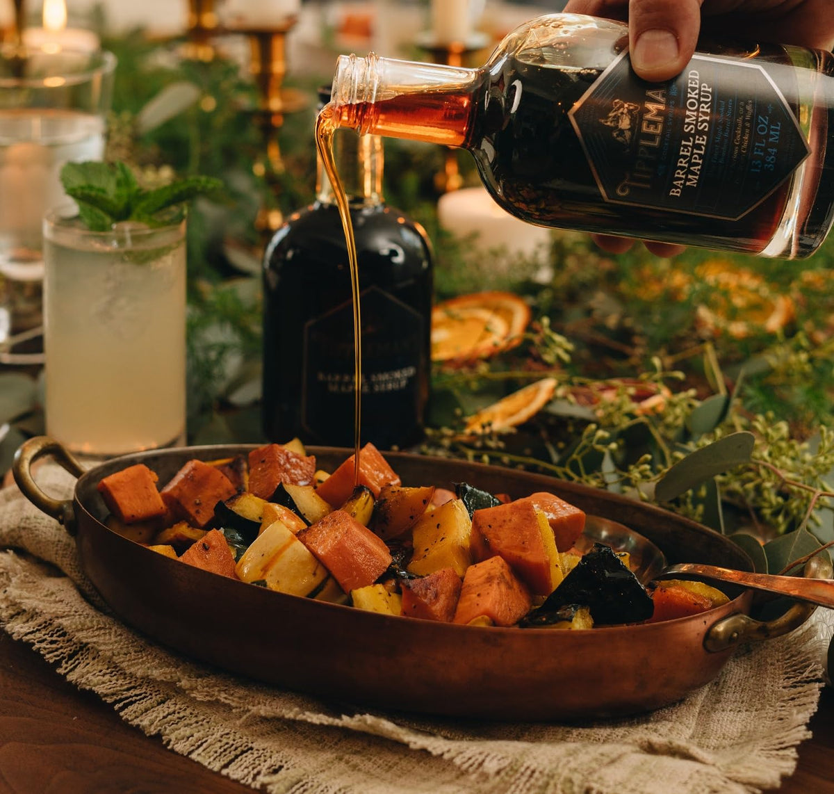 Tippleman's gift pack features smoked maple syrup for foodie gifts