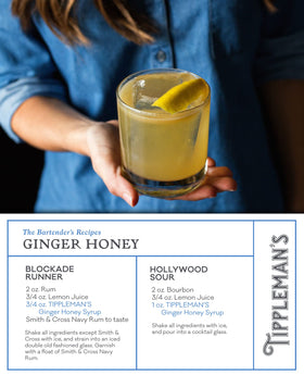 Tippleman's bartenders pouring syrup to illustrate professional cocktail preparation.