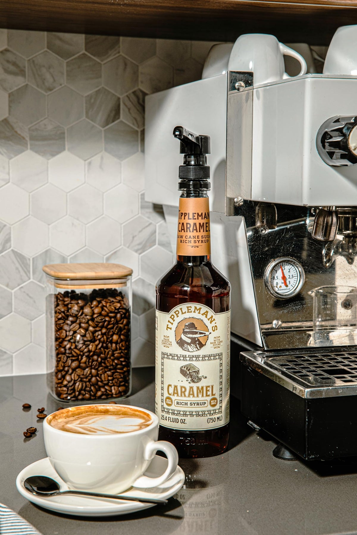 Tippleman's Caramel Syrup baking use adds buttery caramel to desserts