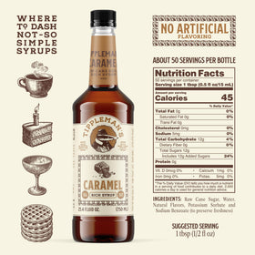 Tippleman's Caramel Syrup pour over coffee for bold flavor