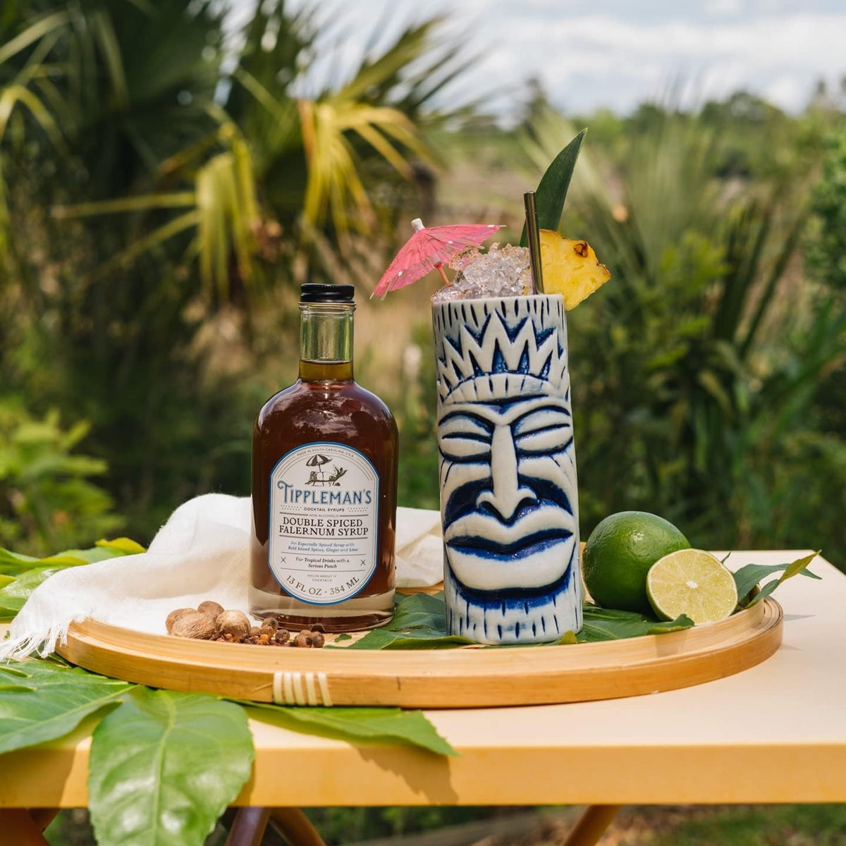 Gift-ready Tippleman's falernum bottle for home bartenders and gourmets