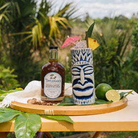 Gift-ready Tippleman's falernum bottle for home bartenders and gourmets