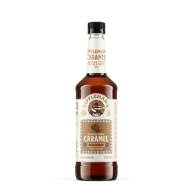 Tippleman's sugar free caramel syrup bottle with pump for easy home or cafe use.