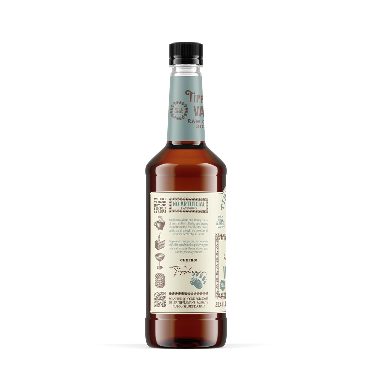 750ml Tippleman's bottle with pump for easy home or cafe use.
