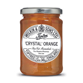 Tiptree Crystal Orange Marmalade jar, glossy Seville orange spread for breakfast