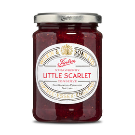Tiptree Little Scarlet Preserve jar ready for toast and pastries.