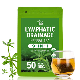 TisaFlor Cleavers tea bags packaging showing the lymph-support blend
