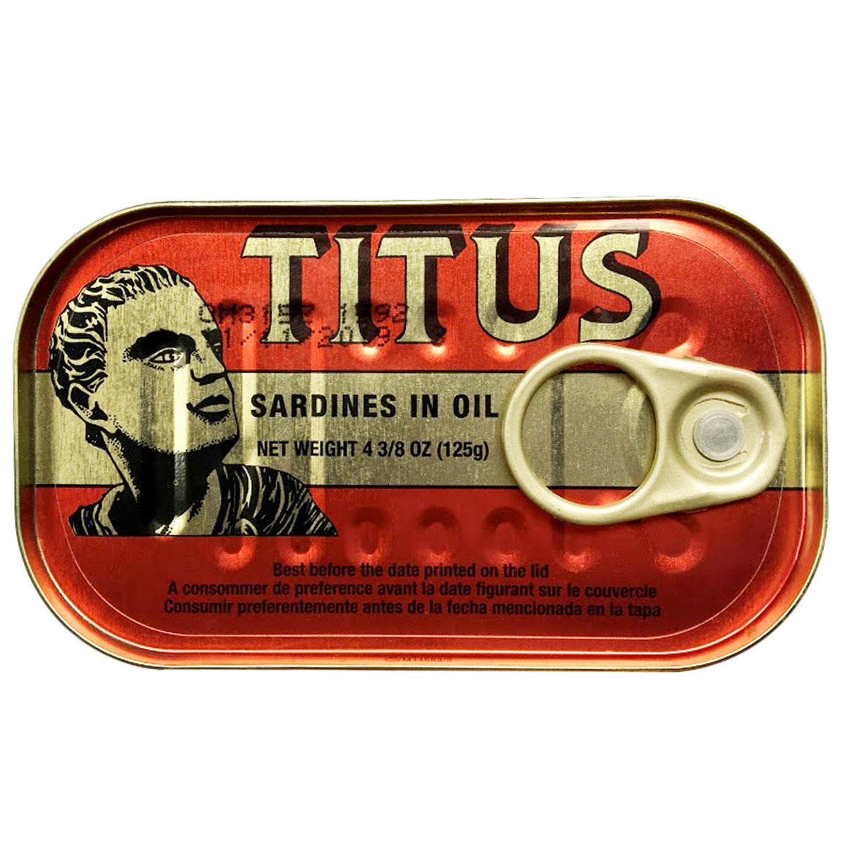 TITUS Univer Meaty Sardines salad idea with sardines on greens