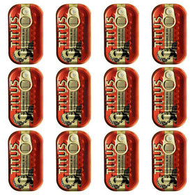 TITUS Univer Meaty Sardines in Soybean Oil front can ready-to-eat protein option
