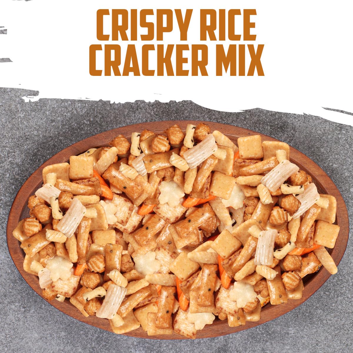 Tivozy Rice Cracker Mix at family gathering, easy to serve and share.