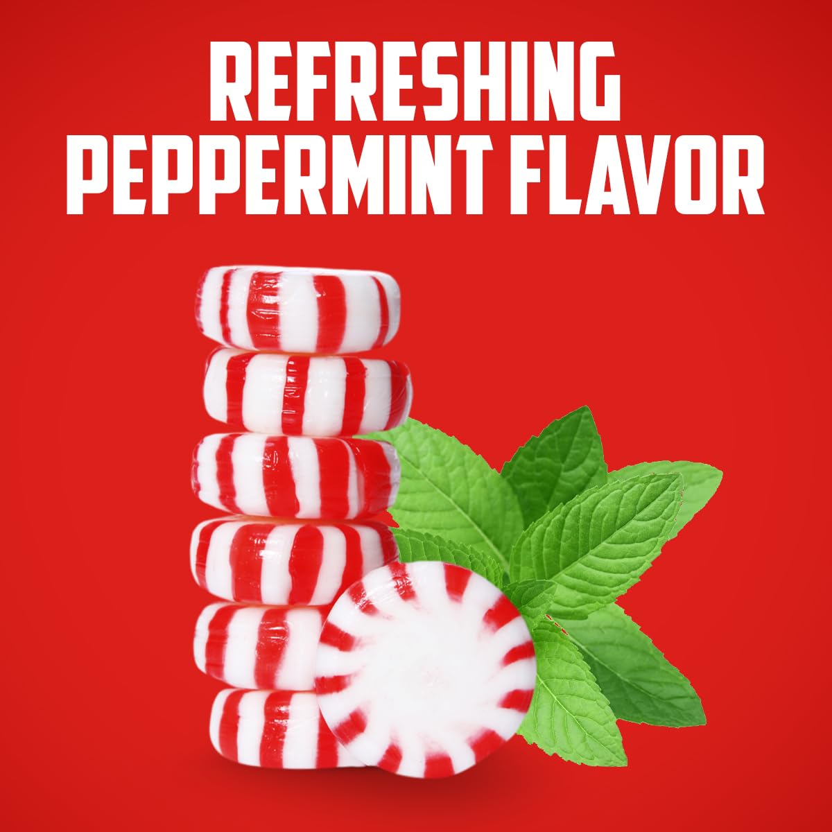 Individually wrapped Tivozy Starlight Peppermints for on-the-go freshness