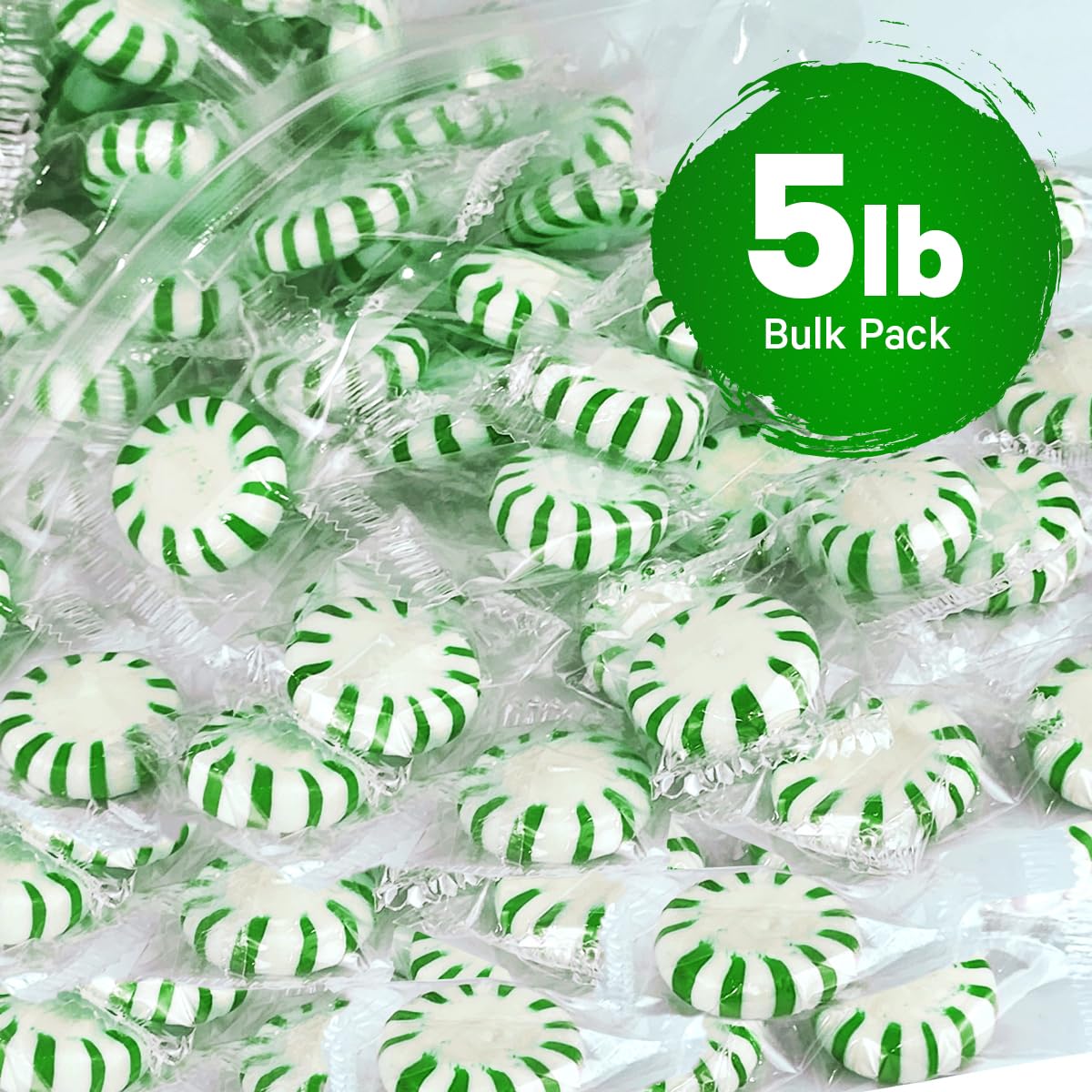 Tivozy Starlight Spearmint individually wrapped mints preserve freshness for on the go.