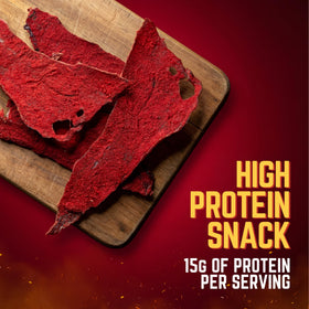Tizon Lumbre jerky travel snack ready in compact pouch