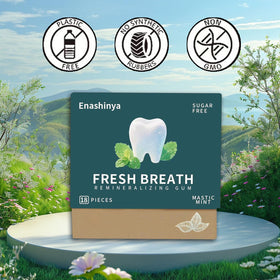 Compact on-the-go Tlizzf gum packaging for travel and meals.