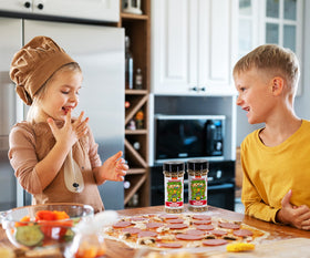 TMNT Pizza Spice serving ideas for protein, veggies, or popcorn