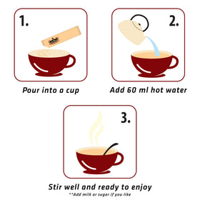 TNI King Coffee instant dissolve sticks enable fast cup preparation.