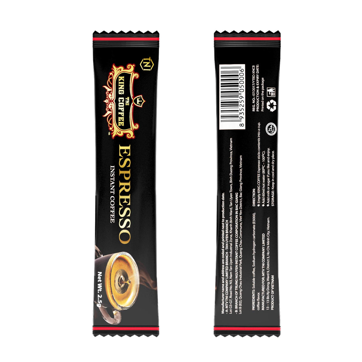 TNI King Coffee medium roast arabica for a smooth, balanced cup.