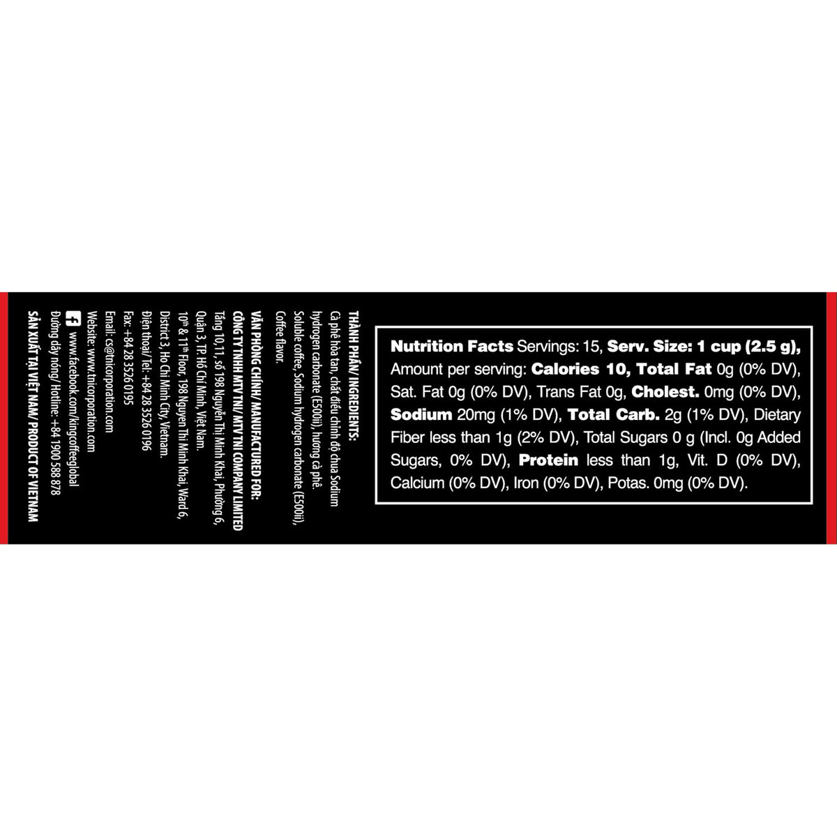 TNI King Coffee pack-of-4-boxes provides value-packed supply for home or office.