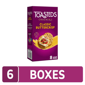Close-up of Toasteds Buttercrisp texture showing a light, crisp bite
