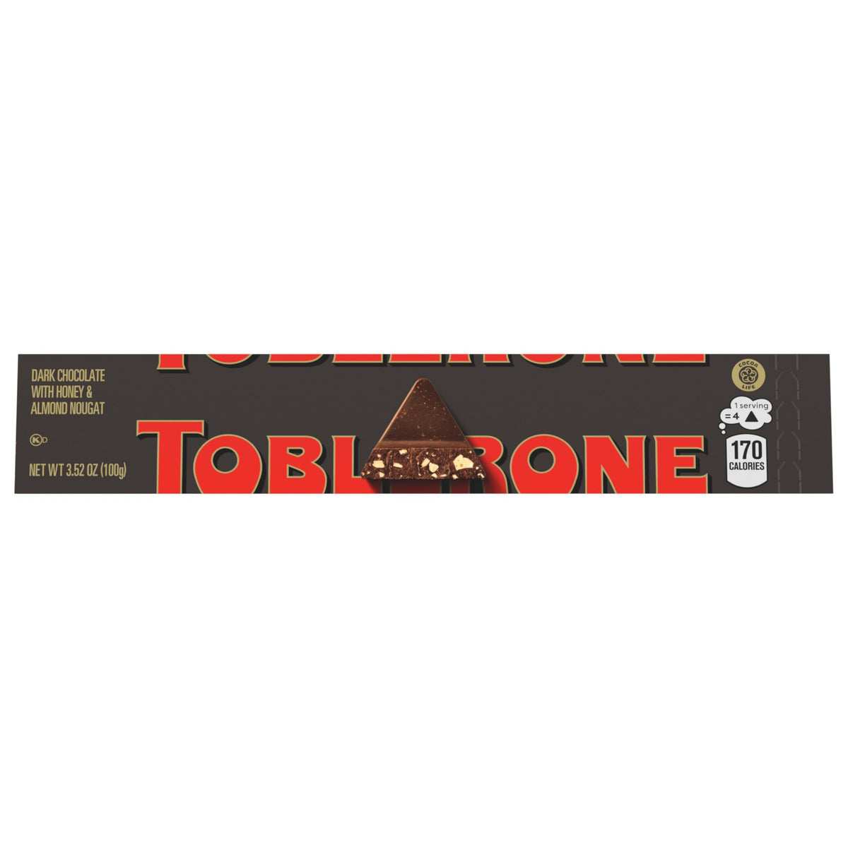 TOBLERONE Kosher chocolate with Cocoa Life sustainability.