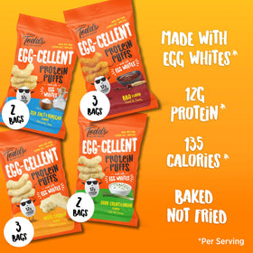 Todd's Better Snacks 12g protein per 1.2oz bag highlighted for convenient post-workout fueling.