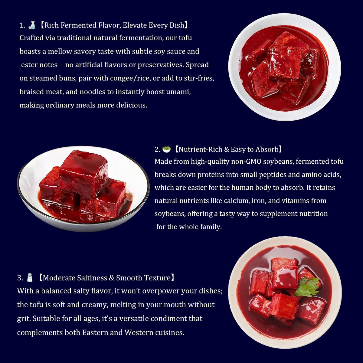 TOEISUXA red fermented bean curd on noodles enhances flavor