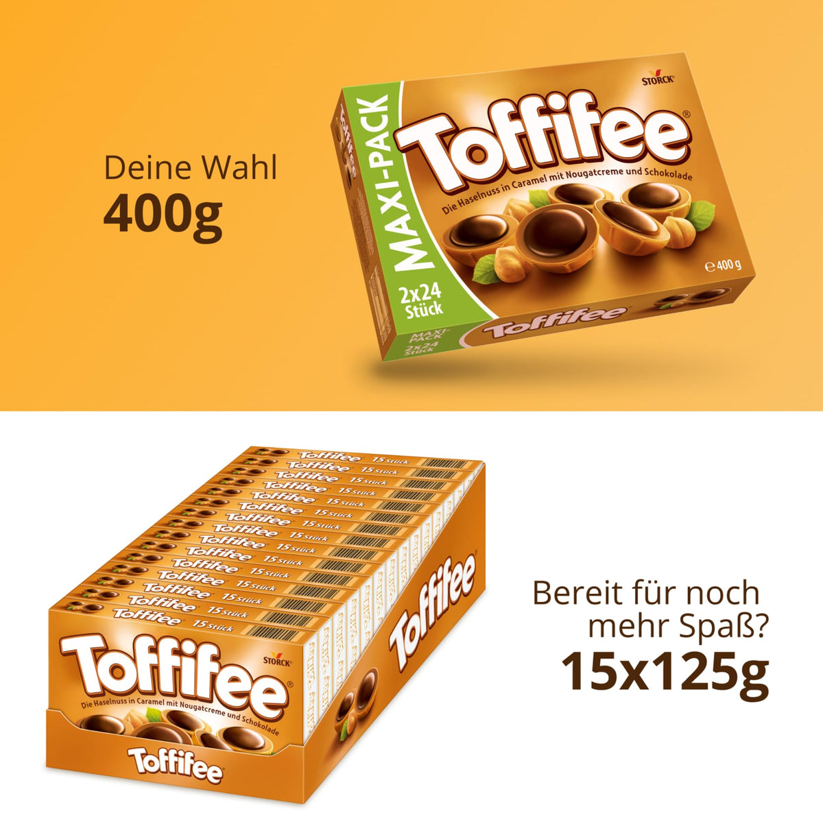 Toffifee serving idea on plate inviting a cozy treat moment
