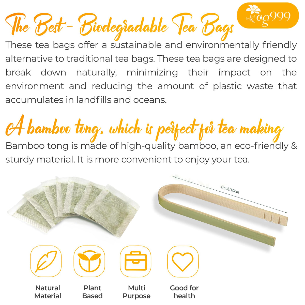 TOG999 Biodegradable tea bag material for greener brewing