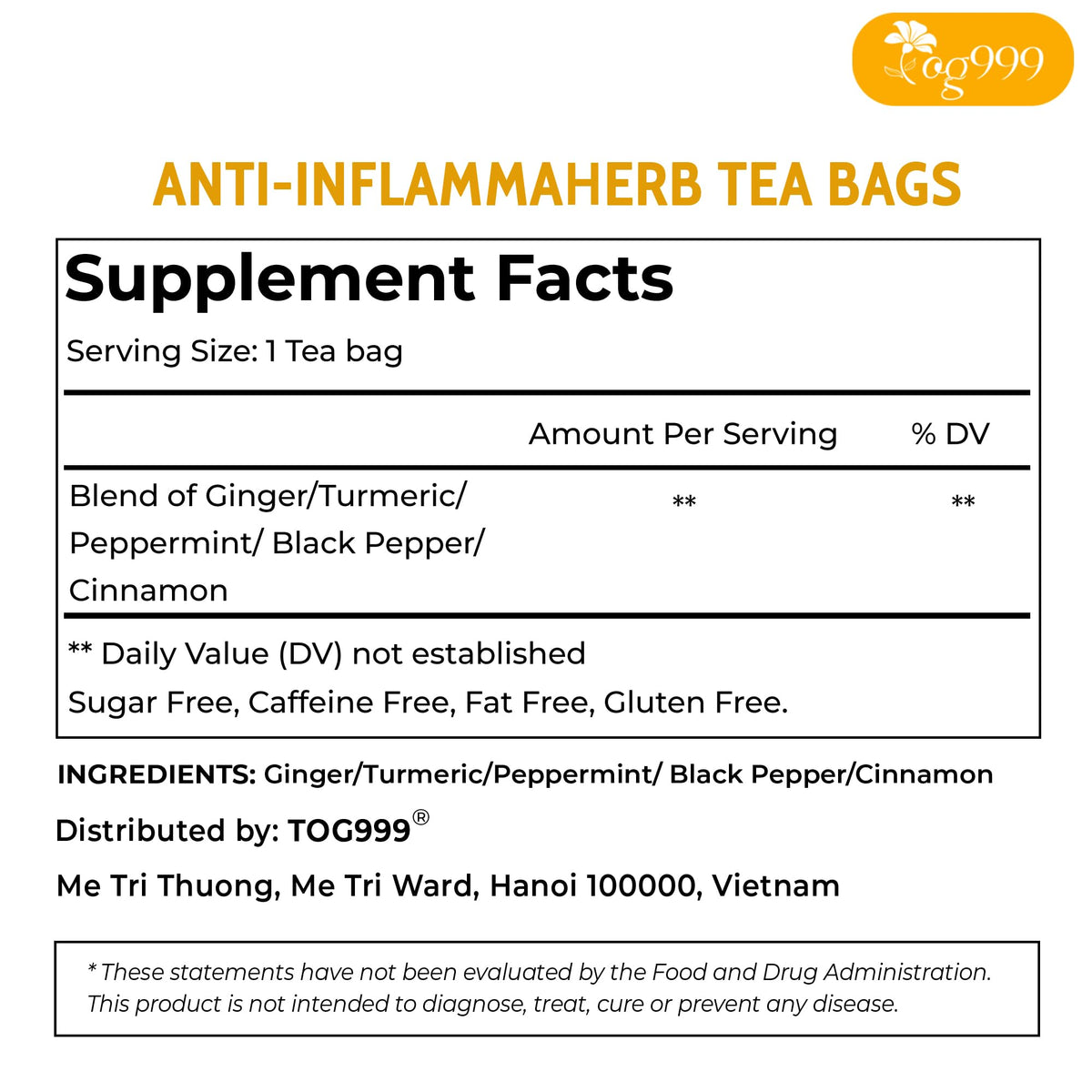 TOG999 Eco-friendly packaging preserves freshness with a lighter footprint