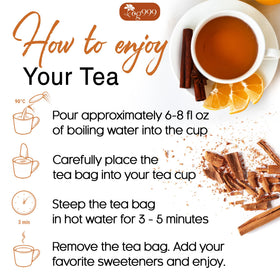 TOG999 cinnamon tea in cup ready for cozy evenings