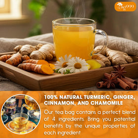 TOG999 closeup turmeric-ginger-cinnamon shows vibrant ingredients and premium quality.