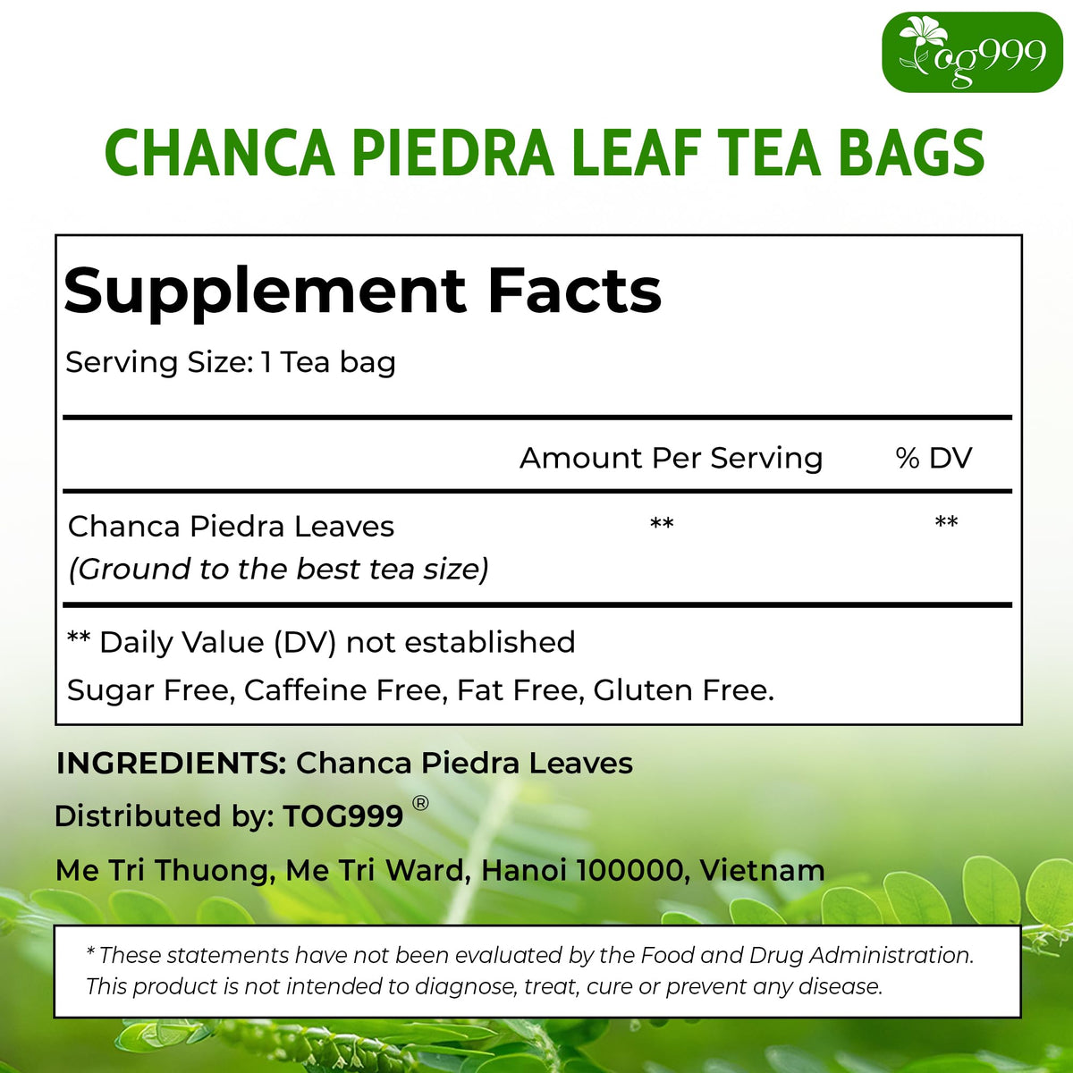 TOG999 Convenient bags fit busy lifestyles for tea