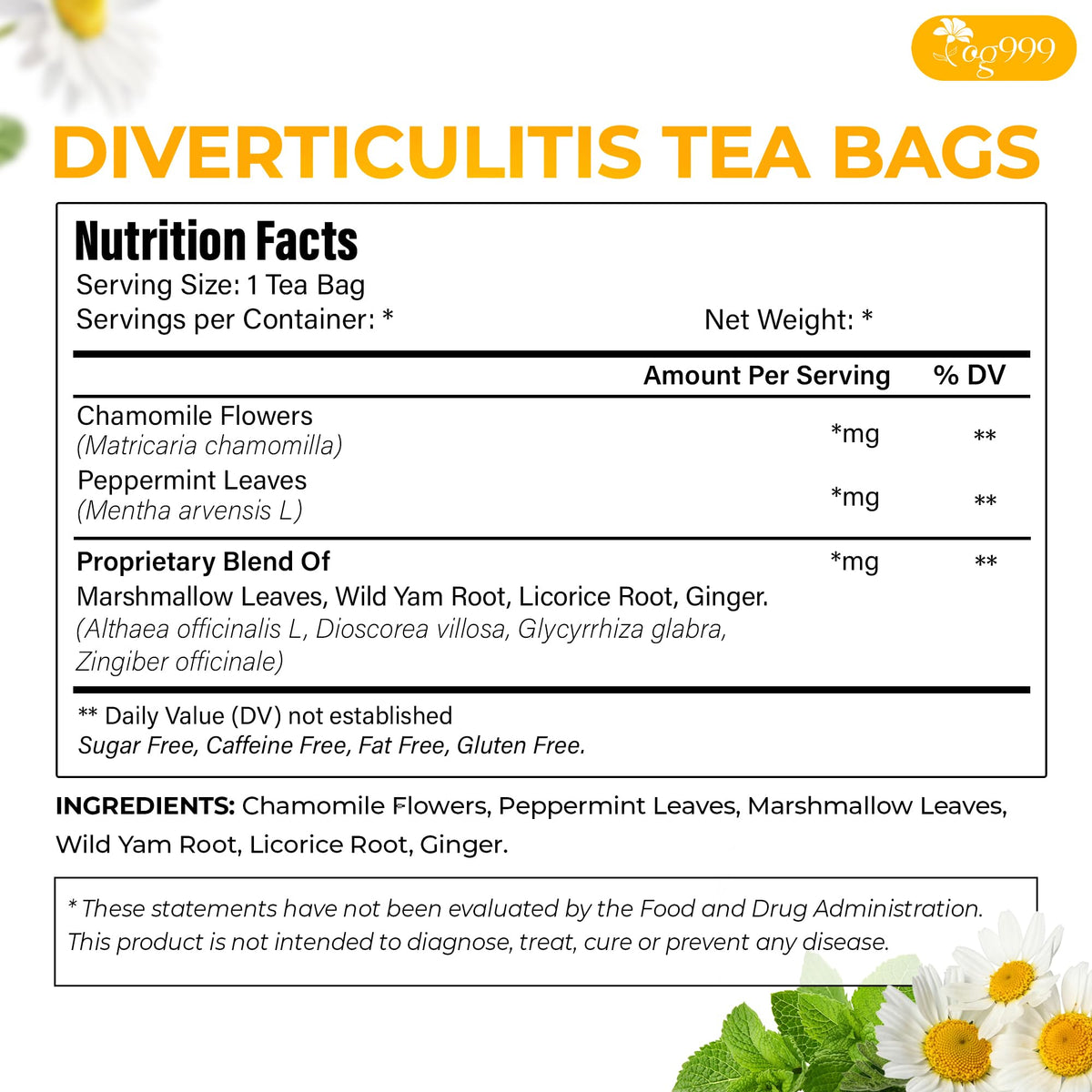 TOG999 versatile herbal tea for everyday wellness rituals with TOG999.