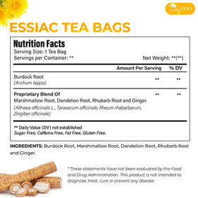 Tea bag and cup setup shows versatile usage in infusions