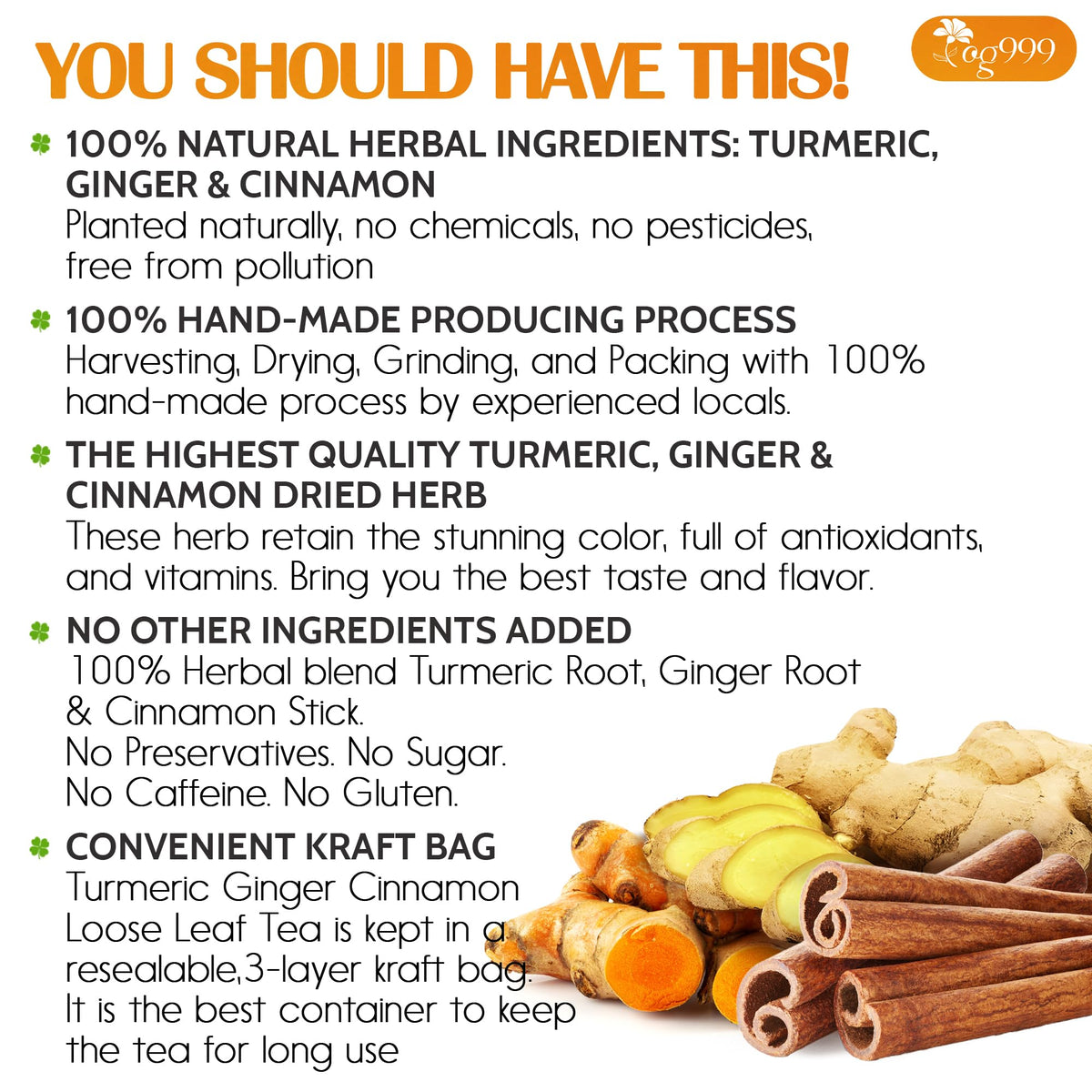 TOG999 ginger root closeup reveals fresh bold spice notes.