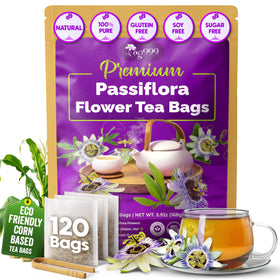 TOG999 Pasiflora Passion tea bags pack for quick caffeine-free tea