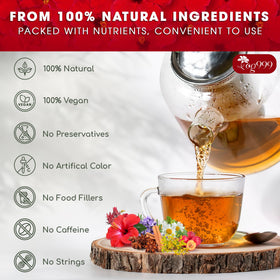 TOG999 Upgraded Pressure Balance Tea cup steep scene for a calming ritual