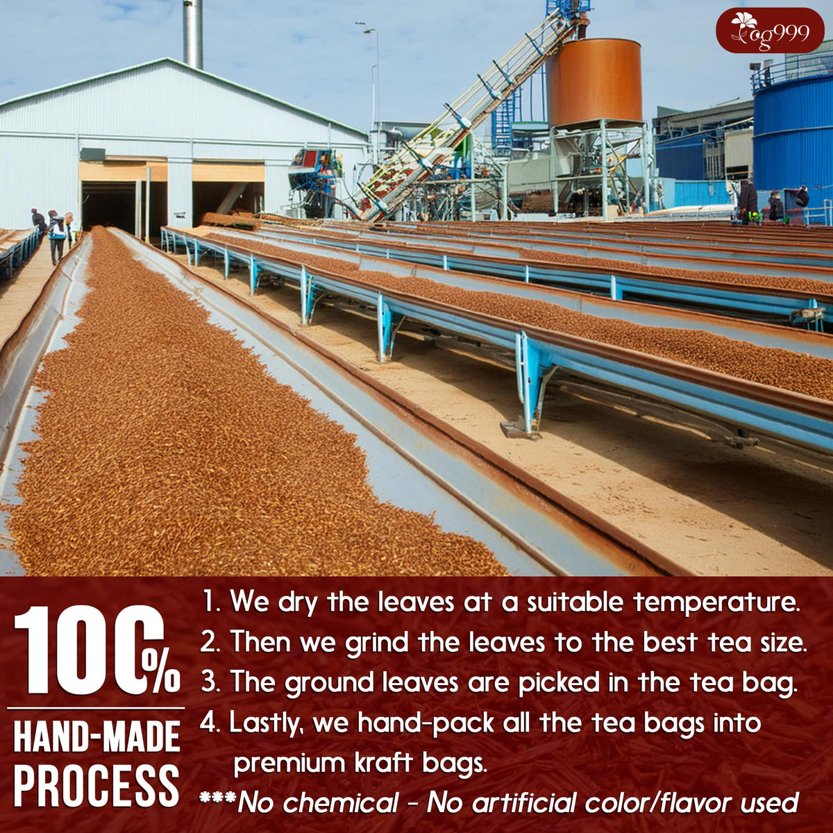 Hot brew TOG999 Rooibos tea highlighting convenient preparation
