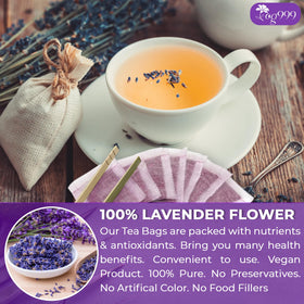 TOG999 tea bags on shelf highlighting premium natural ingredients