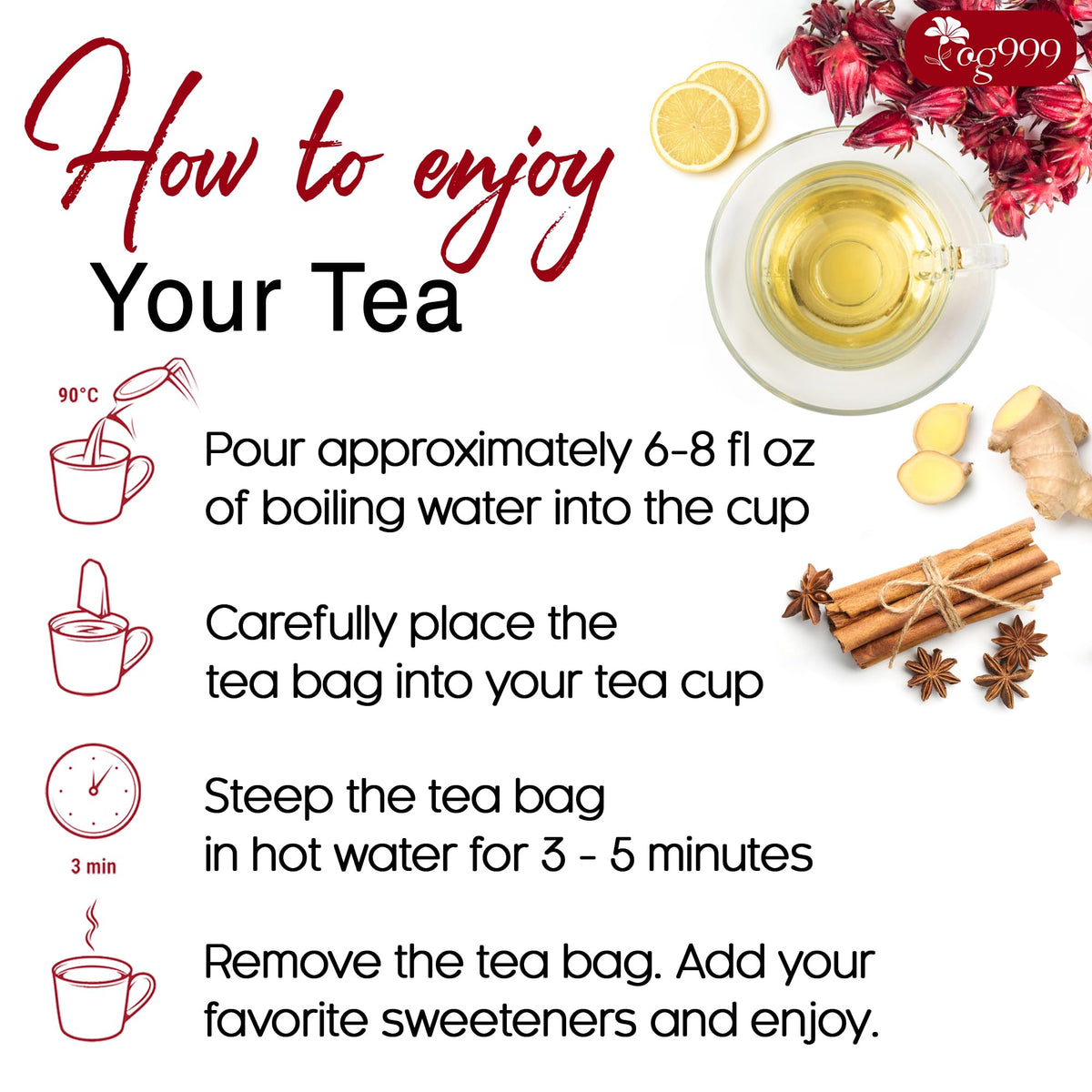 TOG999 Upgraded Pressure Balance Tea glass pour demonstrating caffeine-free option