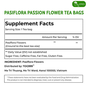 TOG999 Vegan certified tea emphasizing plant-based product